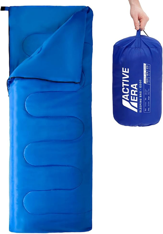 Active Era Ultra Lightweight Sleeping Bag Indoor & Outdoor - Compact, Ultralight Sleeping Bag for Warm Weather - Camping Sleeping Bags for Warm Weather, Sleepovers, Fishing, Outdoor Camping and Hiking
