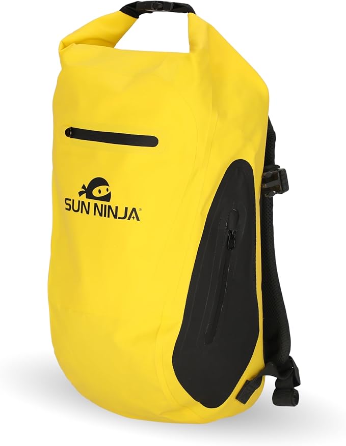 SUN NINJA Dry Bag Backpack, Waterproof Floating Drybag for Kayaking & SUP, Dry Bags Waterproof Backpack for Men & Women