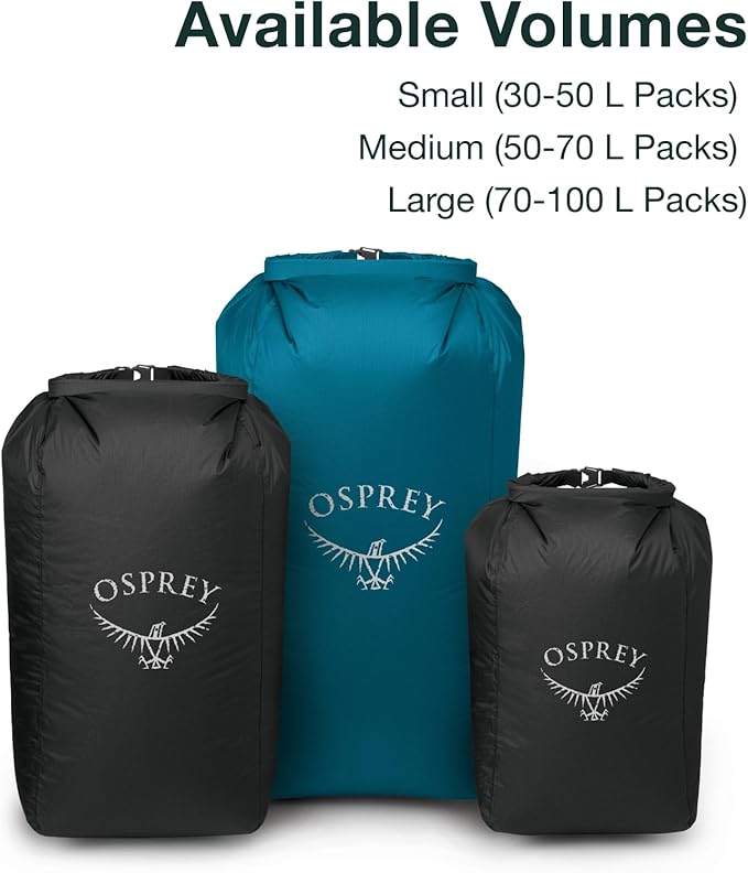 Osprey Ultralight Protective Backpack Liner, Waterfront Blue, Small