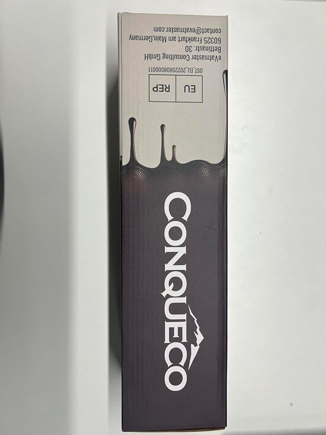 CONQUECO Portable Espresso Machine Travel: 8 cups 12V Electric Coffee Maker with Battery for Camping - 2.5 Mins Self Heating - With Ground Coffee & NS Capsule for RV, Hiking, Office