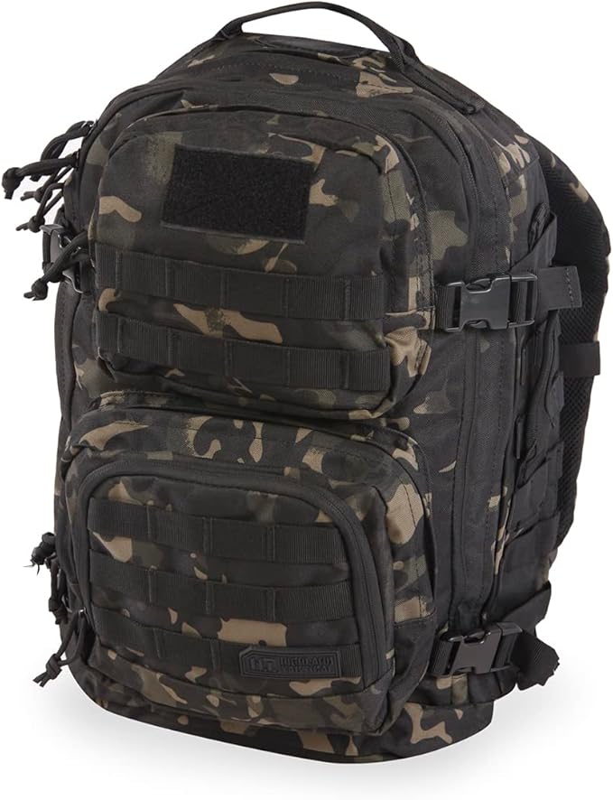 HIGHLAND TACTICAL Men's Major, Black Urban CAMO, One_Size