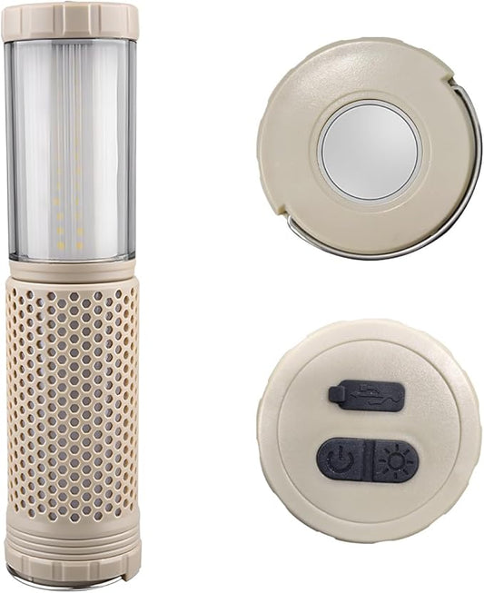 Outdoor Magnetic Rechargeable Camping Light, Retractable Camping Light, Portable Tent Light, Suitable for Hiking, Fishing, Travel, Emergency, Outdoor Adventure