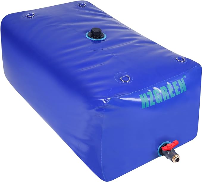Water Bladder 240L/63G Water Tank Storage Container Foldable Portable Large Capacity Soft Bag Suitable for Outdoor Easy to Carry Out