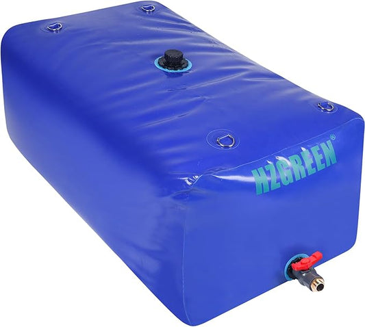 Water Bladder 500L/130G Water Tank Storage Container Foldable Portable Large Capacity Soft Bag Suitable for Outdoor Easy to Carry Out