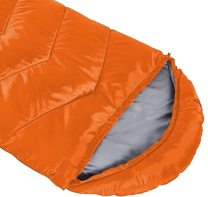 Sleeping Bag 4 Seasons Adults & Kids for Camping Hiking Trips Warm Cool Weather,Lightweight and Waterproof with Compression Bag,Indoors Outdoors Activities