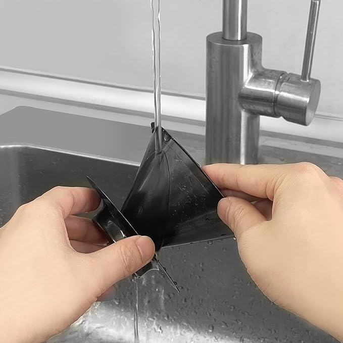 LHS Pour Over Coffee Dripper Reusable Coffee Filter Paperless Coffee Filter Stainless Steel Pour Over Coffee Maker Cone Coffee Dripper for 1-2 Cup,Black