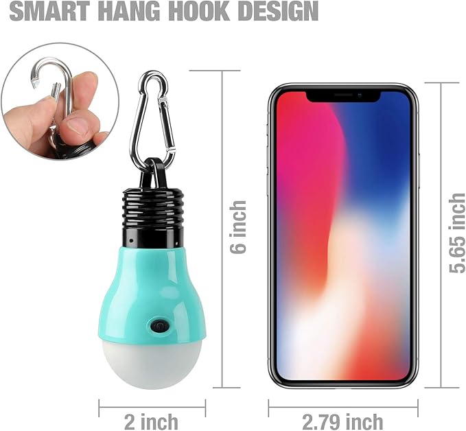 EverBrite 3-Pack Camping Lights and 2-Pack 2-in-1 Mini Lanterns and Flashlights