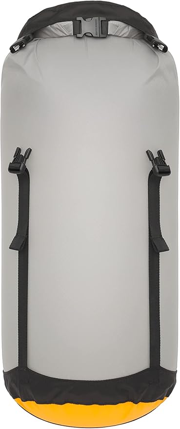 Sea to Summit eVac Ultra-Lightweight Compression Dry Bag, Waterproof Dry Storage, 20 Liter, High Rise Grey