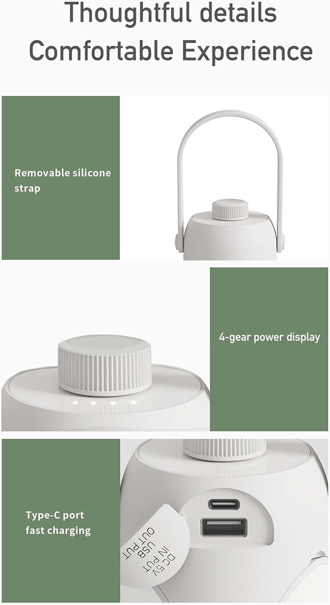 Camping Lantern, Portable Outdoor Light Folding Flashlight Large Capacity Emergency Power Supply Rechargeable Light for Backpacking, Hiking, Fishing, Emergency, Hurricane