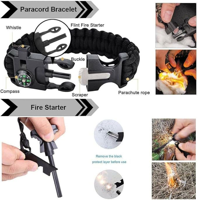 Galaxy 251 Pcs First Aid Kits for Survival Emergency Trauma Military Combat Tactical Medical Hunting Camping Hiking IFAK EMT Bag (Khaki)