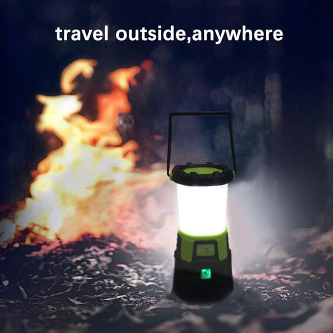 Camping Lantern LED, Super Bright 1200lm Dimmable , 4 Light Modes,Power Bank Waterproof Tent Light, Perfect Work Flashlight for Hurricane, Hiking, Home, Emergency and More