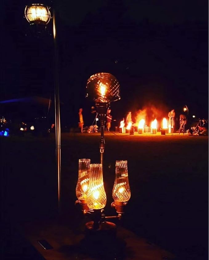 CAMPINGMOON 4.7-inch/9-inch Length Extension Pole Rod for Camping Lantern