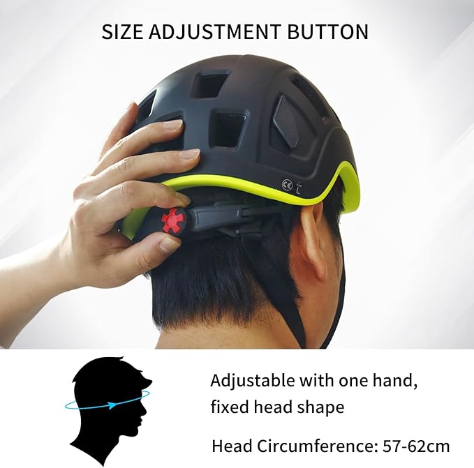 NewDoar Climbing Helmet EN 12492 Certified Half Dome Helmet Ultralight Design with 11 Ventilation Ports & Headlamp Clips for Rock/Ice Climbing, Caving, Rescue Adjustable 57-62cm (Men/Women)
