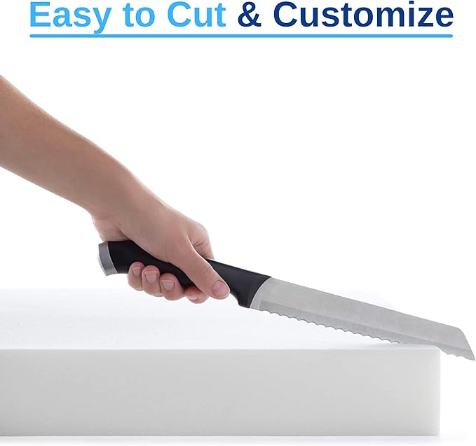 FoamRush 6-Inch Bunk (36" x 72") Mattress Gel Memory Foam RV Mattress Replacement, Medium Firm, Comfort, Pressure Relief, Made in USA, Travel Camper Trailer Truck, Cover Not Included