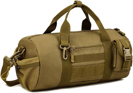 Huntvp Tactical Duffle MOLLE Handbag Gear Military Travel Carry On Shoulder Bag Small Valise