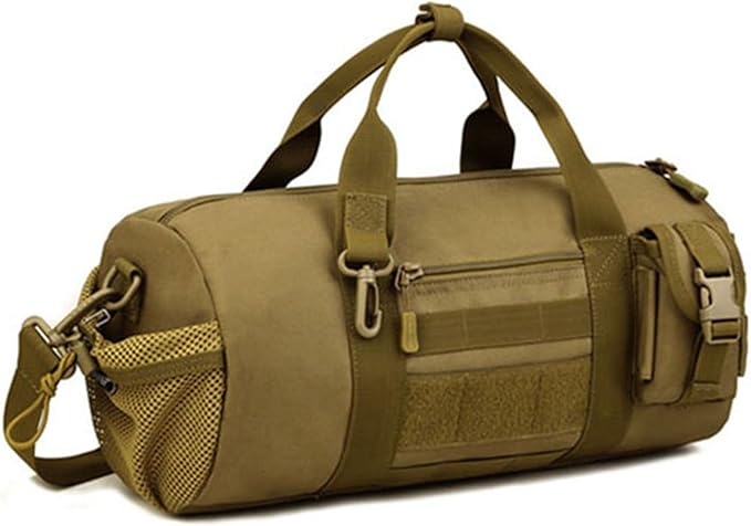 Huntvp Tactical Duffle MOLLE Handbag Gear Military Travel Carry On Shoulder Bag Small Valise