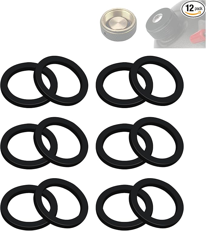 Fuel Cap Seals for Coleman 220 Lanterns and Stoves Fuel Caps 12-Pack (NO.2)