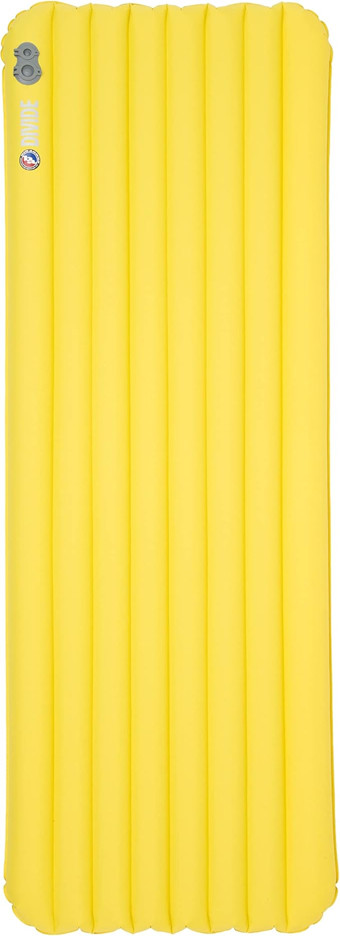 Big Agnes Divide | Lightweight, Compact, Warm-Weather Air Chamber Sleeping Pad, Wide Long, Warm Olive