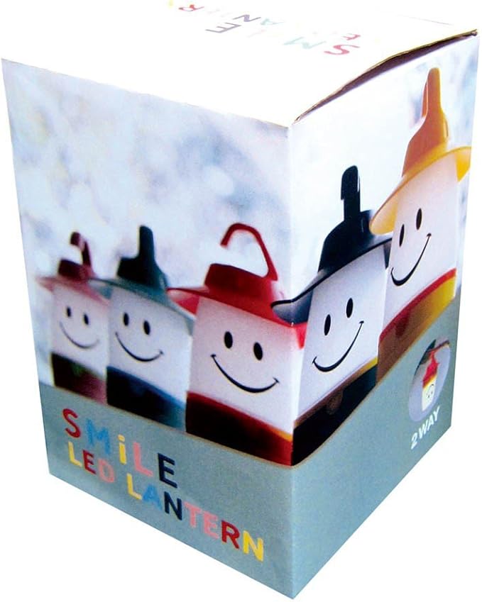 SMiLE Soft LED Night Lantern - Black - Hanging Lamp, Battery-Operated