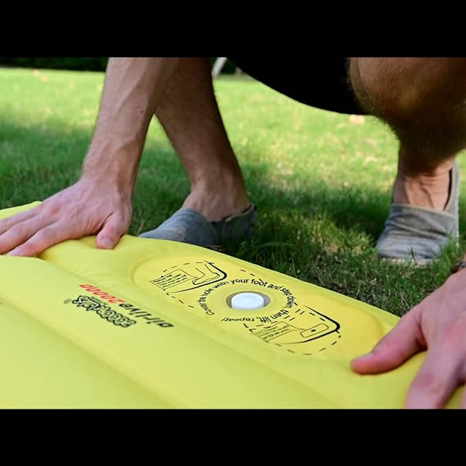 ZOOOBELIVES Extra Thickness | Wide Plus Sleeping Pad with Built-in Pump, Inflatable Camping Mattress of Ultimate Comfort for Car Camping, Tent, and Backpacking, Lightweight & Compact – Airlive2000P