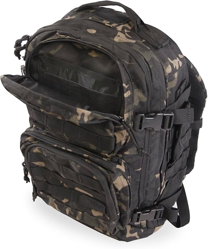 HIGHLAND TACTICAL Men's Major, Black Urban CAMO, One_Size