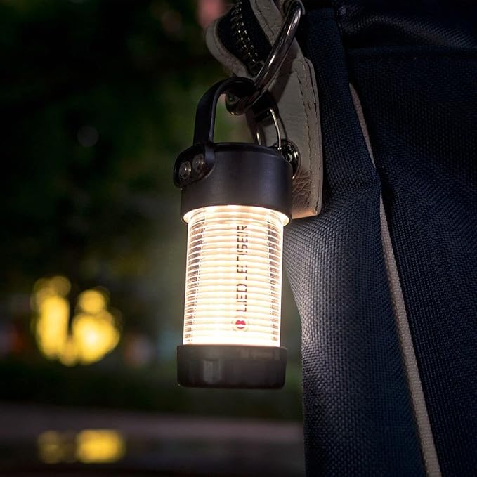 Ledlenser ML4 Warm Light Rechargeable Lantern, Smart Light Technology, Flexible Attachment Options