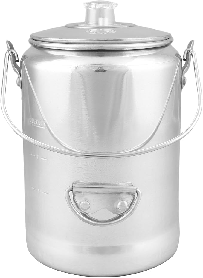 Coghlan's Aluminum Coffee Pot, 9-Cup Percolator for Camping, Lightweight Stovetop Coffee Maker, Durable and Portable Outdoor Brew Gear