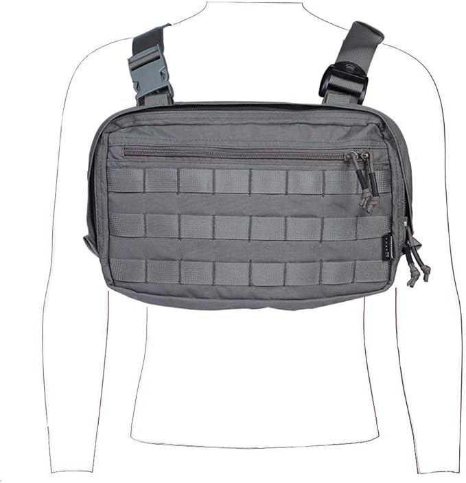 EMERSONGEAR Chest Pack Recon Kit Bag,Multi-Function Tool Pouch,Molle Vest Pouch Chest Bag for Men Tactical