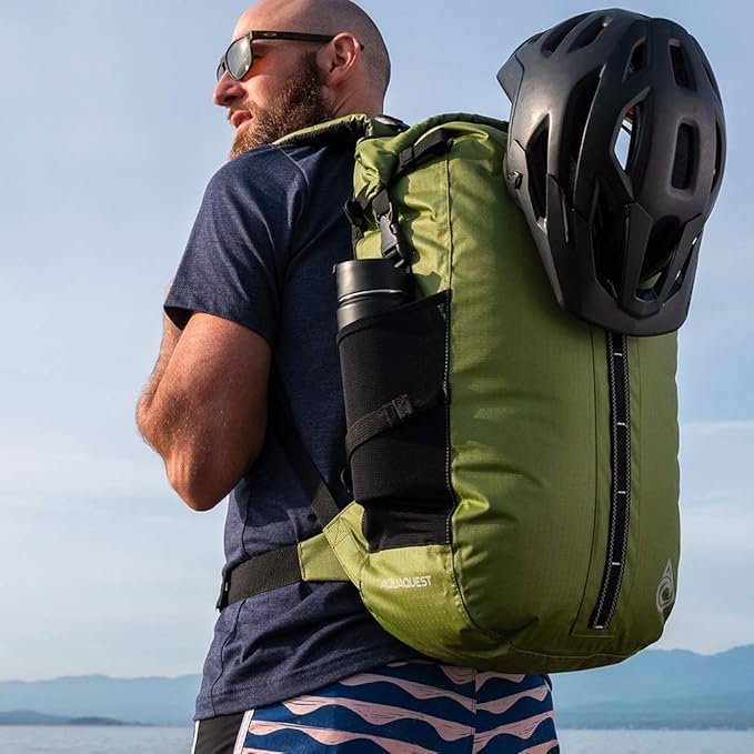 AquaQuest Cloudbreak Waterproof Backpack - Large 30L DryBag Daypack Great for Outdoors, Travel in All Weather