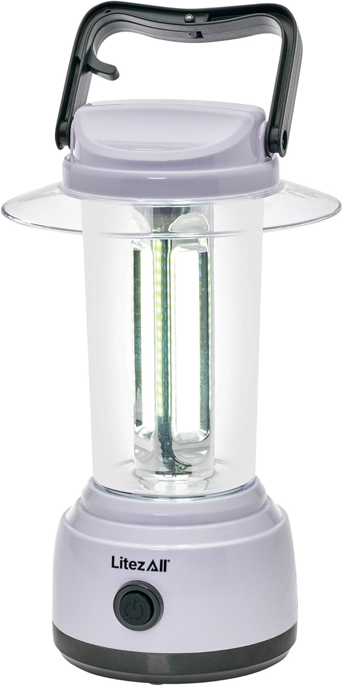 LitezAll LED Lanterns for Power Outages, Brightest Lantern 2000 Lumens - Battery Powered Light Emitting Diode Lantern for Emergency and Camping