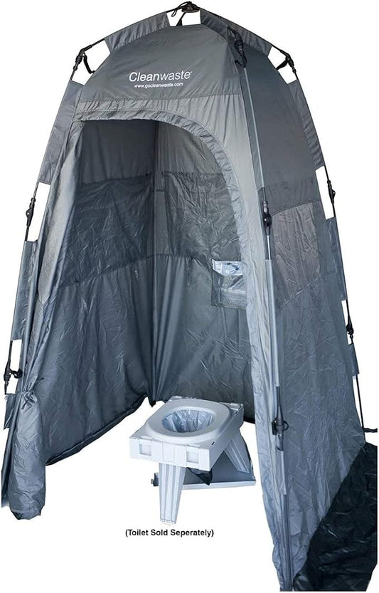 Spacious Portable Privacy Tent for Outdoor Showers, Changing Room & Compatible for Cleanwaste Camping Toilet - Surfing, Beach, Hiking, Ice Fishing & More - 6 ½ Ft. Tall with 4”x4”of FloorSpace