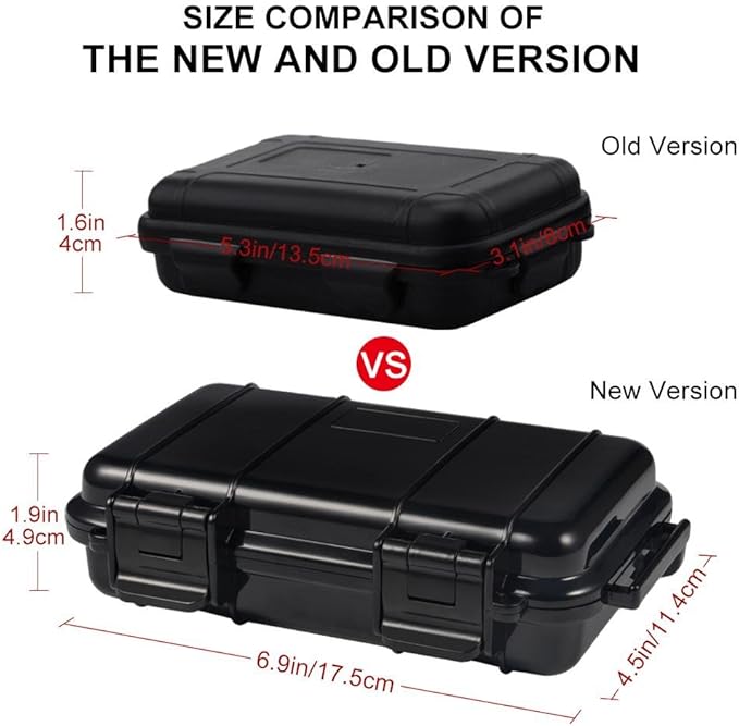 VGEBY1 Dry Storage Box, Watertight Case, Outdoor Products for Fishing Camping