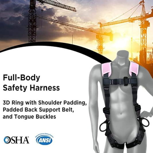 AFP Demon Fall Protection Comfortable Safety Harness (OSHA/ANSI PPE)