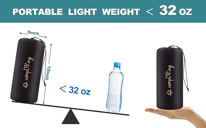 Double Sleeping Pad with Pillow, Self Inflating Extra-Thick, Ultralight Sleeping Mat, Built-in Pump, Ultimate for Camping, Hiking, Traveling, Airpad, Carry Bag, Compact & Lightweight Air Mattress