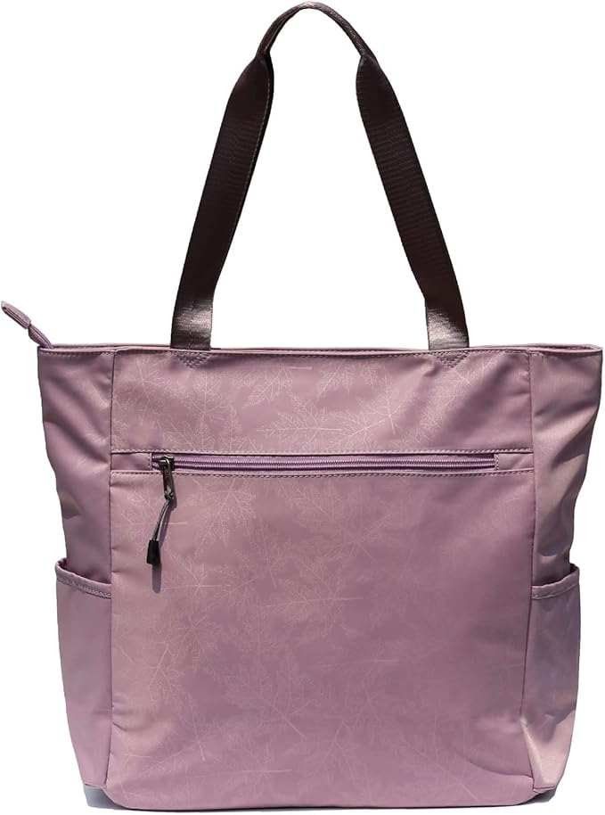 ESVAN Original Floral Water Resistant Large Tote Bag Shoulder Bag for Gym Beach Travel Daily Bags Upgraded