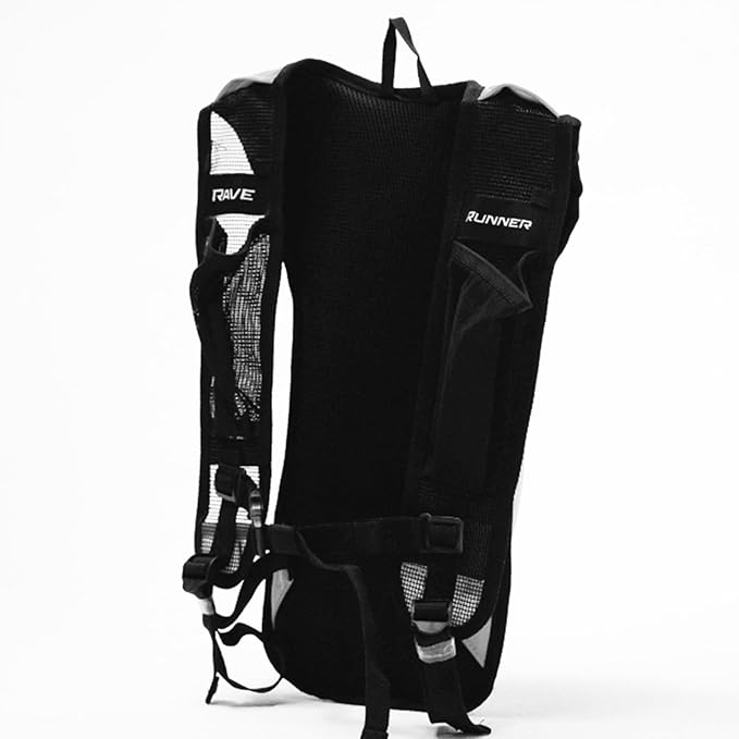 RAVERUNNER® Rave Hydropack - 2L Water Backpack for Raves, Festivals, Hiking, Running - Festival Hydration Pack for Hydration Backpack Rave