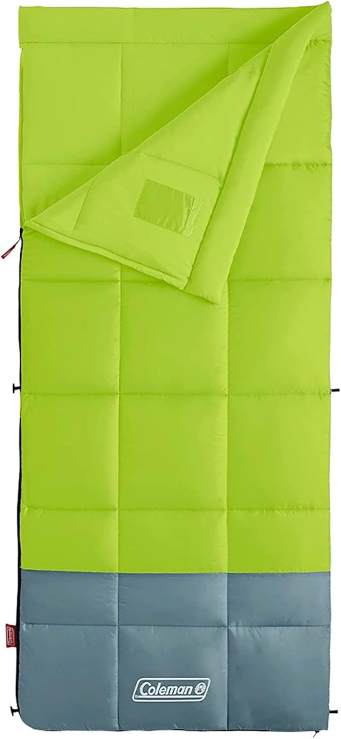 Coleman Kompact Sleeping Bag, Indoor/Outdoor Lightweight Sleeping Bag for Adults, 20°F/30°F/40°F Options for Camping, Hiking, Backpacking with Included Compression Sack