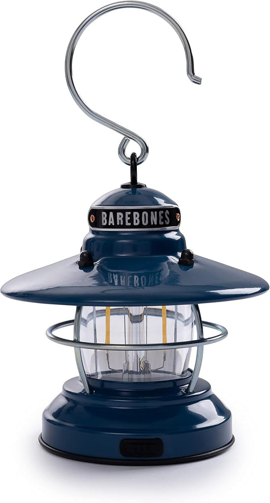 Barebones Edison Mini Vintage Adjustable LED Compact Outdoor Lantern - Essential Gear for Camping, Hiking, Fishing, Tents and Outdoor Adventures