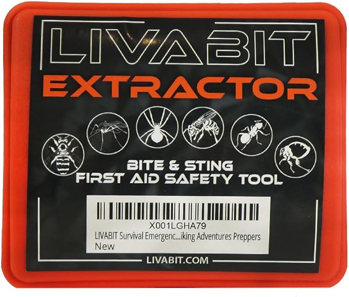 Snake Bite Kit, Bee Sting Kit, Emergency First Aid Venom Extractor Suction Pump for Camping, Hiking and Backpacking