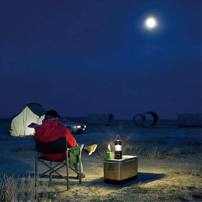 WONDERER 2 Pack Rechargeable led Lanterns,4-in-1 Camping Lantern with USB Cable and Battery Operated, Portable Collapsible Flashlight with Magnetic Base