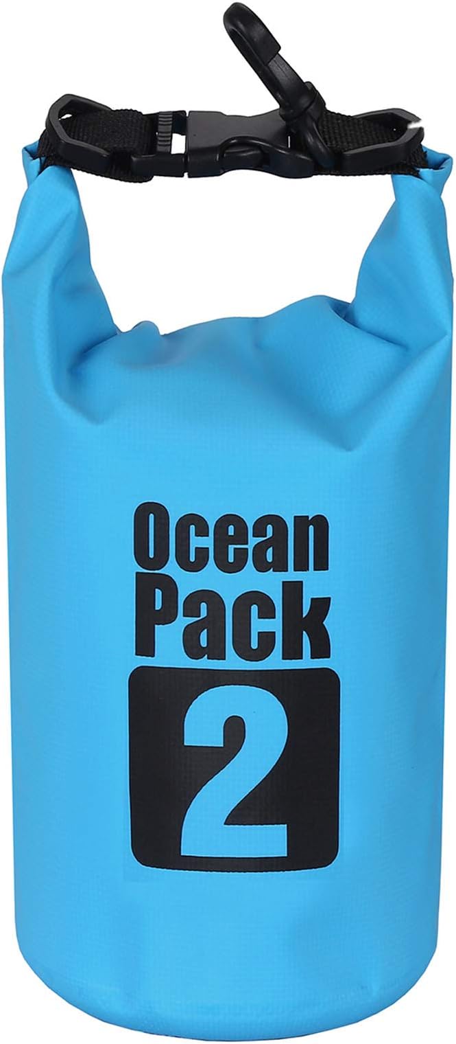 2L/3L/5L/10L/15L/20L/30L 500D Tarpaulin Heavey-Duty PVC Water Proof Dry Bag Sack for Kayaking/Boating/Canoeing/Fishing/Rafting/Swimming/Camping/Snowboarding