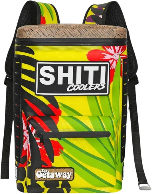 SHITI Coolers Cooler Backpack for Camping, Travel, Beach, Soft Lunch Box for Food, Drinks & Ice, Portable, Waterproof 24 Hr Insulated Bag with Shoulder Straps, Customizable