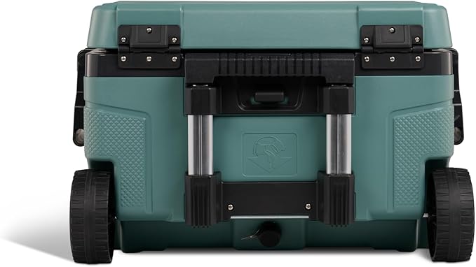 Igloo Trailmate 52Qt Wheeled Cooler, Insulated Hard Shell Ice Chest, Spruce