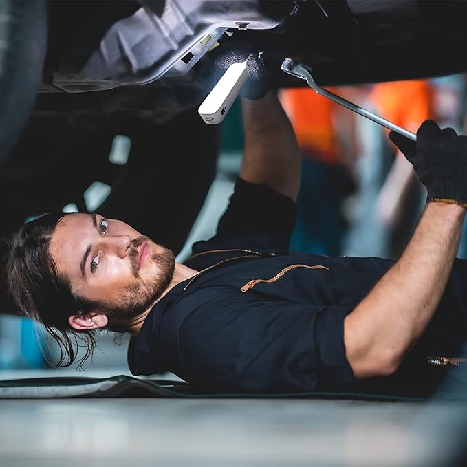 Solar Rechargeable Camping Lantern, 4800mAh Power Bank, 1500 Lumens, 4 Light Modes LED Lantern for Car, Home, Outage, Attic, Garage, Backyard and More (White × 1pcs)