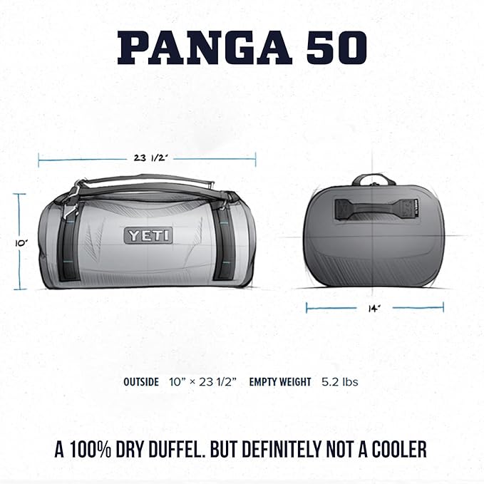 YETI Panga Series Airtight, Waterproof, Submersible, Dry Duffel Bags