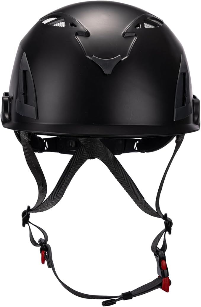 Land Helmets ClimbPro Helmet EN 12492 Vented for Rock Climbing – Durable, Lightweight Shell, Adjustable Chin Strap, Perfect for Outdoor Adventure with Universal Accessory Slots