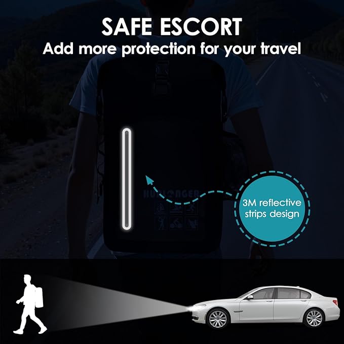 Waterproof Backpack 20L/30L/40L- Roll Top Closure Bag - Hiking Backpack - Lightweight Durable Floating Dry Bag with IPX8 Waterproof Phone Case