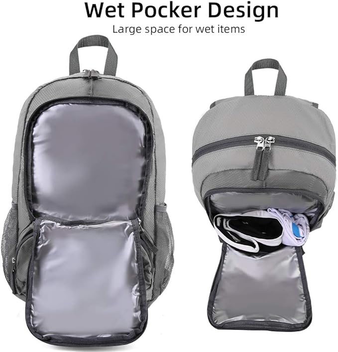 35L Lightweight Foldable Waterproof Packable Travel Small Hiking Backpack Daypack for men women