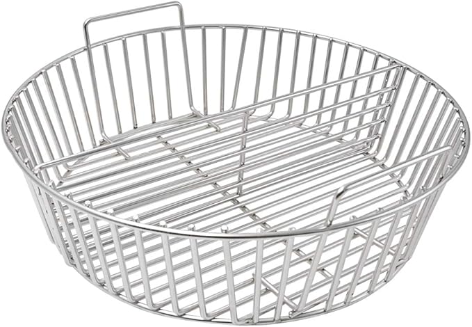 only fire #8554 Stainless Steel Charcoal Ash Basket Fits X-Large Big Green Egg Ceramic Grills