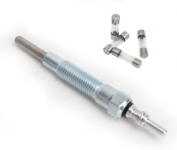 SafBbcue Glow Plug for Weber SmokeFire EX4/EX6/EPX6 Wood Pellet Grills with 4pcs 250V Grill Fuses for Weber Wood Pellet Grills,Replacement Glow Plug for Weber 7009,an Element to Ignite Wood Pellets